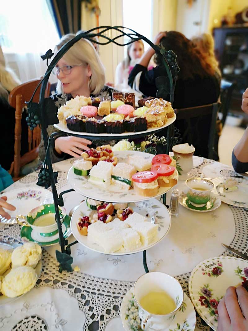 A beautiful collection of classic Victorian High Tea foods